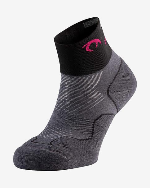 Calcetines Lurbel Distance Three gris oscuro fucsia