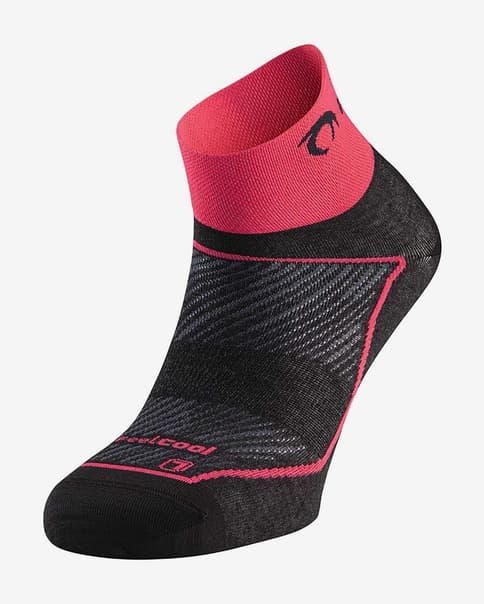 Calcetines Lurbel Race Three negro fucsia
