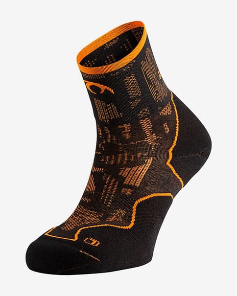 Calcetines Lurbel Desafio Blur Four negro naranja