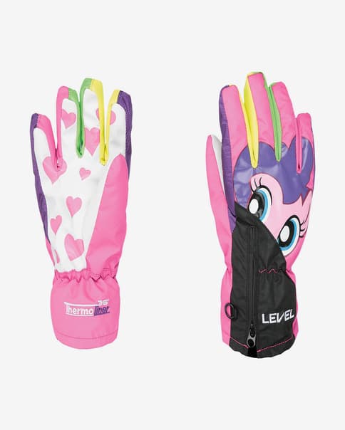 Guantes Level Lucky rosa multicolor infantil