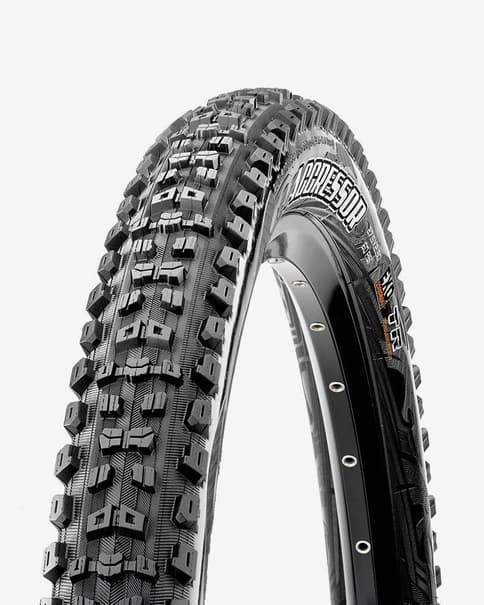 Cubierta de MTB Maxxis Aggressor EXO 27.5x2.30 Tubeless Ready Plegable negro