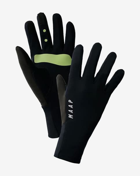 Guantes largos MAAP Polartec Power Shield negro