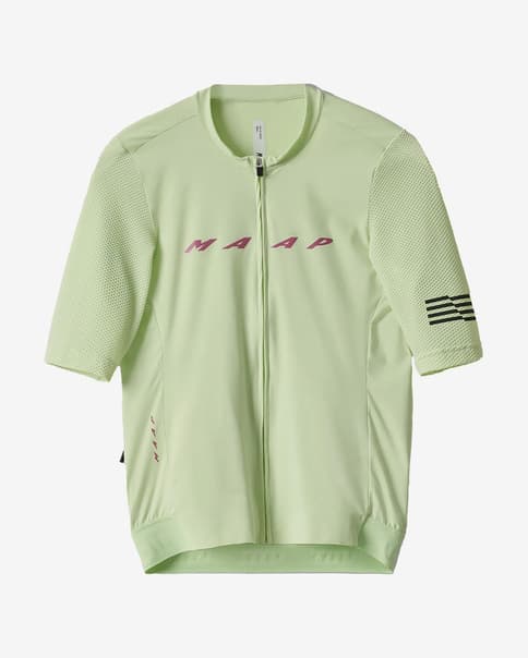 Maillot MAAP Evade Pro Base 2.0 manga corta verde flúor