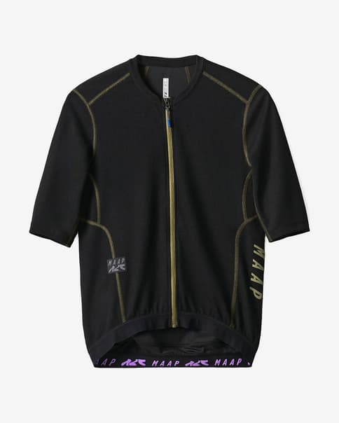 Maillot MAAP Alt_Road 2.0 manga corta negro