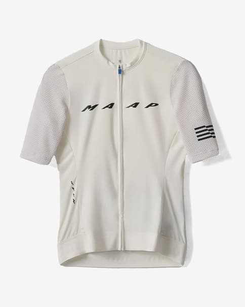 Maillot MAAP Evade Pro Base 2.0 manga corta blanco tiza mujer