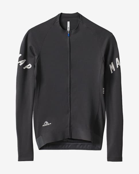 Maillot MAAP Aeon manga larga gris asfalto mujer