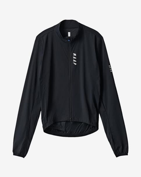 Chaqueta fina cortavientos MAAP Draft Team negro mujer
