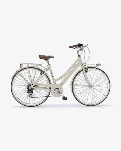 Bicicleta Urbana MBM Boulevard 6V crema mujer