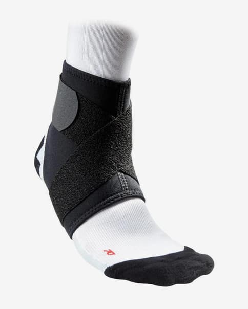 Tobillera McDavid con soporte de 8 cintas negro