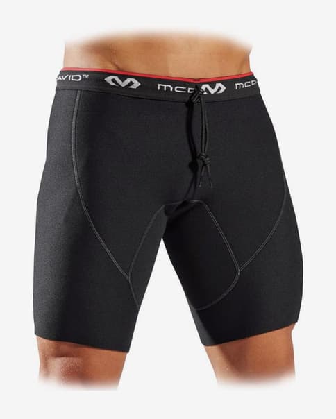 Radshorts McDavid aus verstellbarem Neopren schwarz