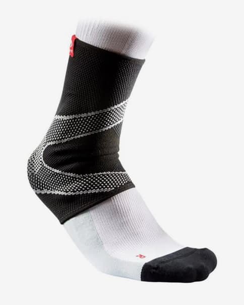 Tobillera elástica McDavid con soportes de gel negro