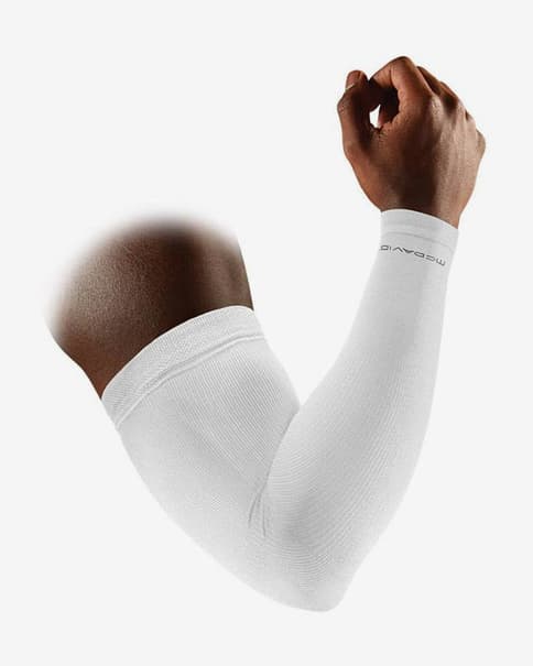 Manguitos McDavid Elite Compression blanco