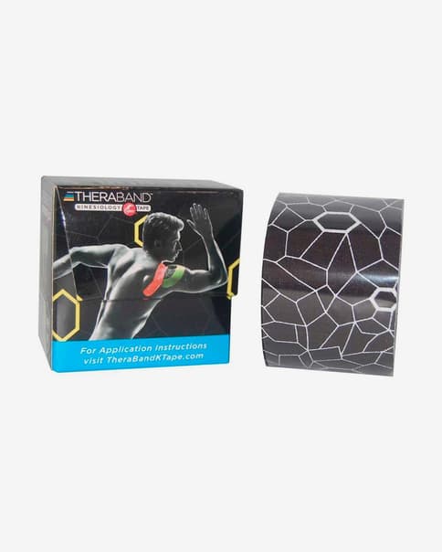 Fita adesiva muscular Thera-Band Kinesiology Tape 5cmx5m standard preto