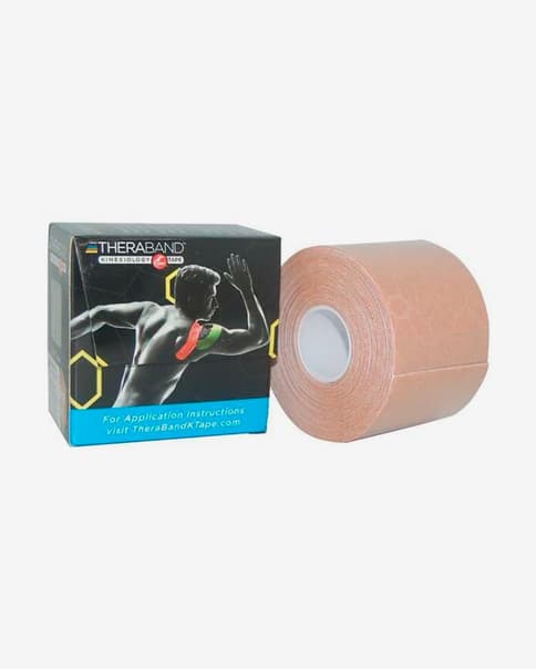 Fita adesiva muscular Thera-Band Kinesiology Tape 5cmx5m standard bege