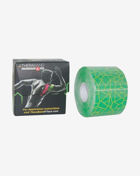 Fita adesiva muscular Thera-Band Kinesiology Tape 5cmx5m standard verde