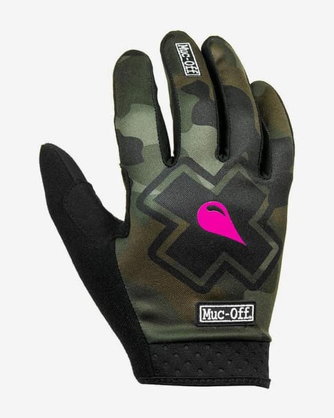 Guantes largos Muc-Off MTB verde negro marrón