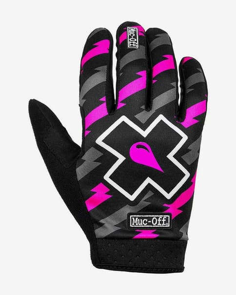 Guantes largos Muc-Off MTB negro gris rosa