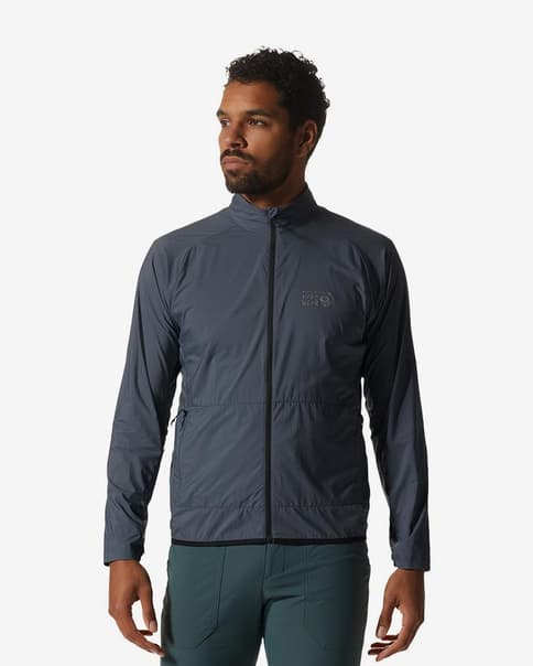 Chaqueta Mountain Hardwear New Kor AirShell Full Zip gris