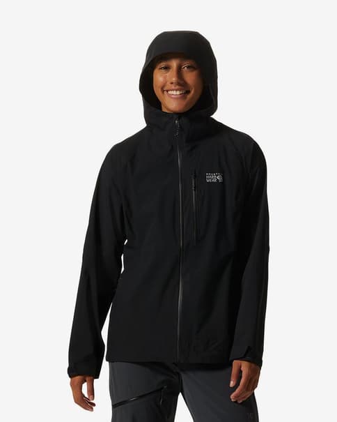 Chaqueta Mountain Hardwear New Stretch Ozonic negro mujer