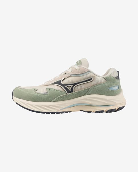 Mizuno Wave Rider Beta Wagashi Pack sportschoenen rookgroen/wit