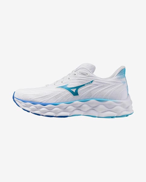 Mizuno Wave Sky 8 vrouw sneakers wit blauw