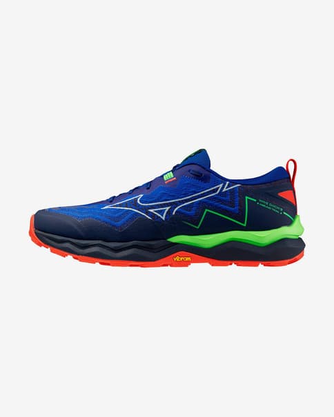Zapatillas Mizuno Wave Daichi 9 azul rojo verde