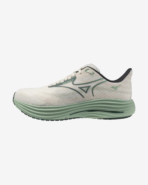 Mizuno Wave Rider 29 schoenen wit groen