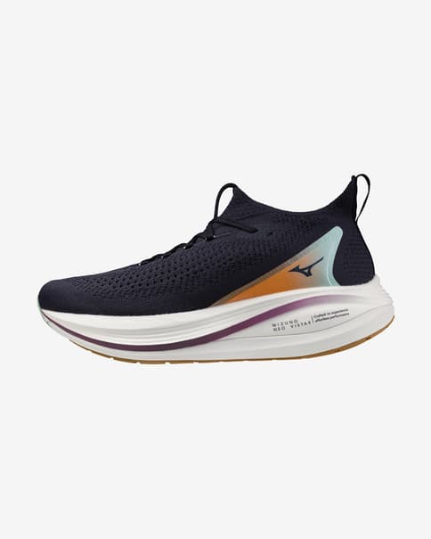 Ténis Mizuno Neo Vista 2 preto laranja azul