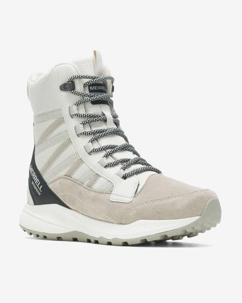 Botas Merrell Bravada Edge 2 Thermo Mid Waterproof blanco beige mujer