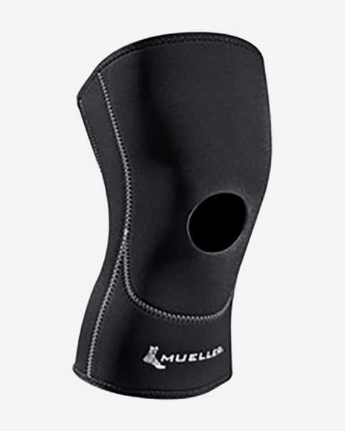 Ginocchiera Mueller tubolare in neoprene nero