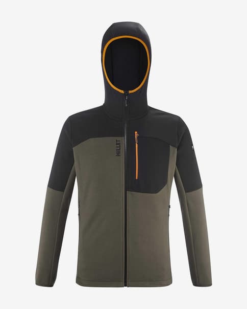 Forro polar con capucha Millet Cimai verde caqui