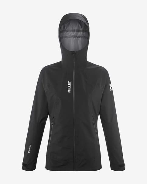Chaqueta con capucha Millet Seneca GORE-TEX 3L negro mujer