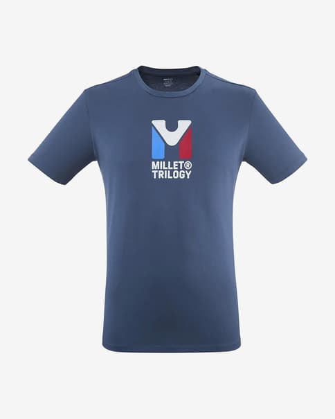 Camiseta Millet Chamonix Trilogy manga corta azul marino