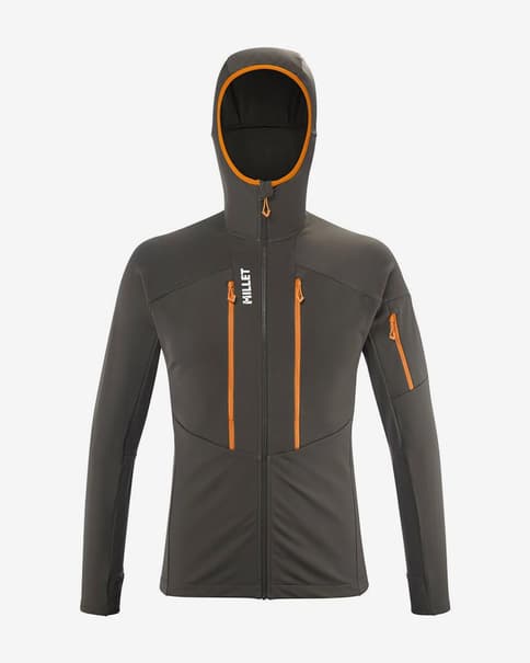 Chaqueta fina Millet Pierra Ment verde caqui naranja