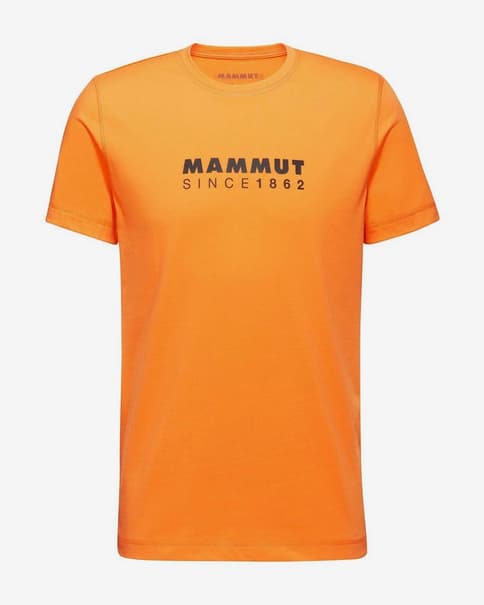 Camiseta Mammut Core Logo manga corta naranja intenso