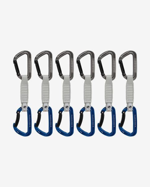 Zestaw 6 ekspresów Mammut Workhouse Keylock 12 cm niebiesko-szary