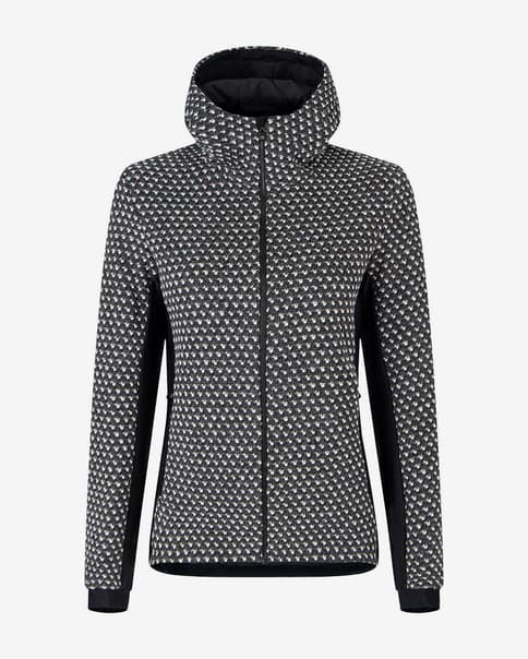 Sudadera con capucha Montura Euphoria Maglia gris claro negro mujer