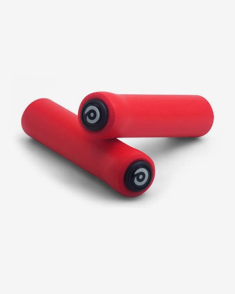 Manopole Momum Geargrip Shaggy 32mm rosso