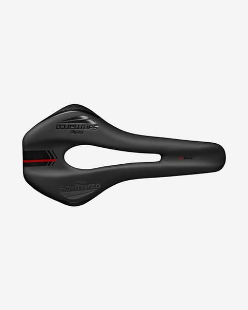 Selle San Marco GND Short Open-Fit Carbon FX Wide Sattel schwarz