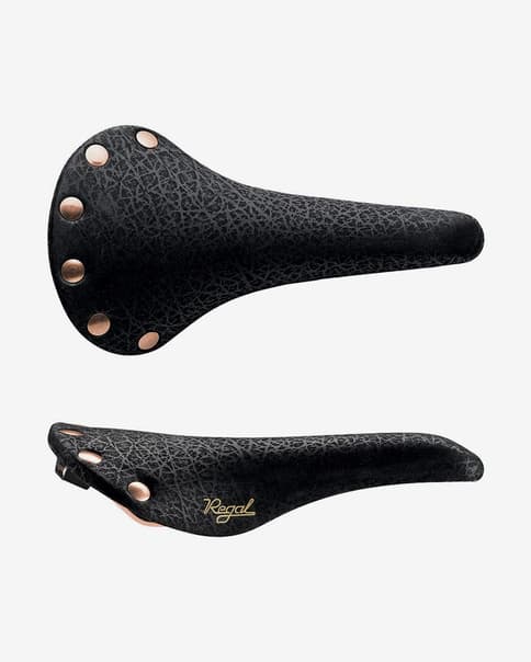 Sattel Selle San Marco Regal Le Rino schwarz/kupfer
