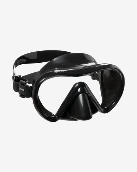 Maschera da sub Mares Vento nero con lenti trasparenti