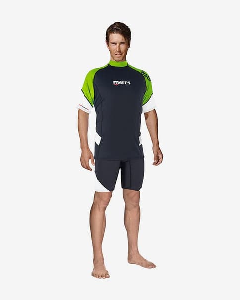 Camiseta de natación Mares Rash Guard manga corta lima