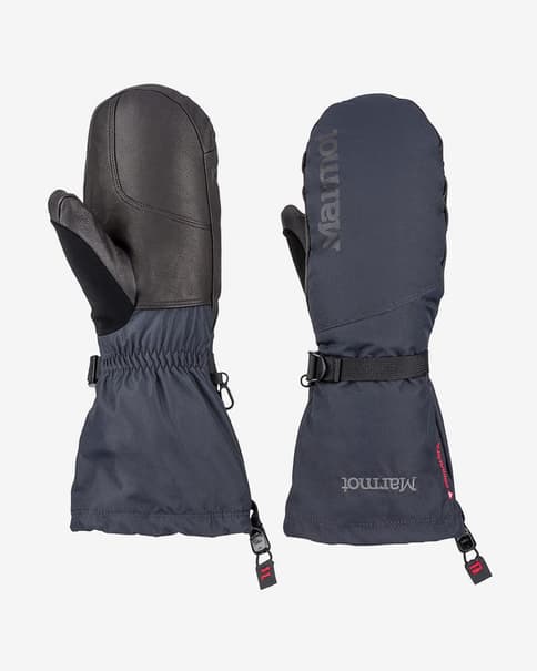 Guantes Marmot Expedition Mitt PrimaLoft negro gris