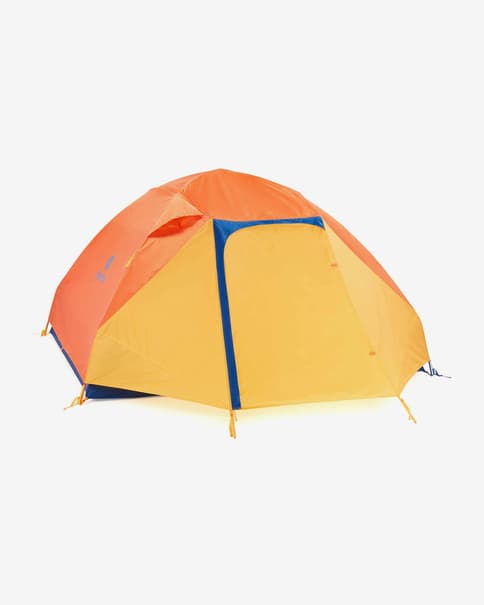 Tenda de campismo Marmot Tungsten 4P laranja azul