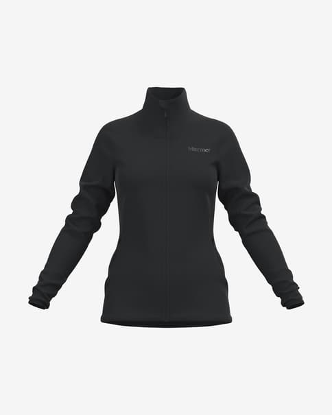Forro polar Marmot Reactor Polartec negro mujer