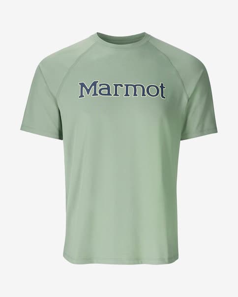 Camiseta Marmot Windridge Graphic manga corta verde claro
