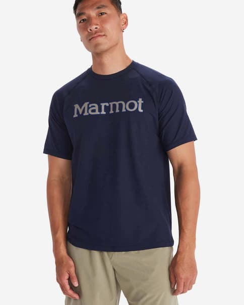 T-shirt Marmot Windridge Graphic azul marinho cinzento