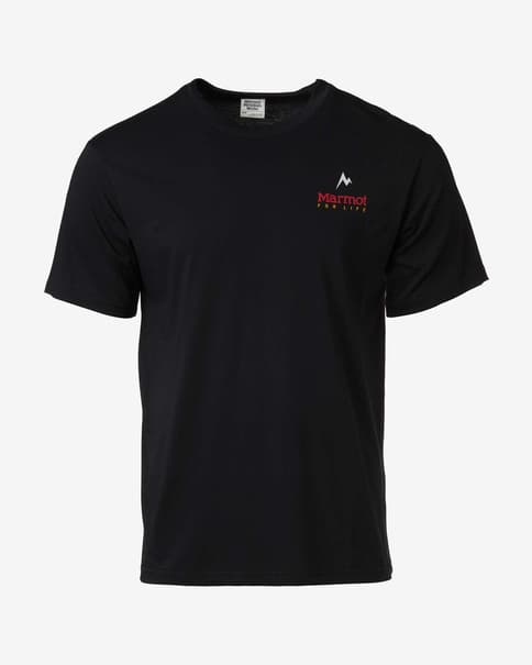 T-shirt Marmot For Life preto