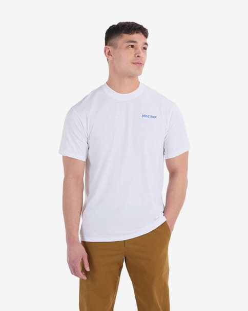 T-shirt Marmot Crayon branco puro
