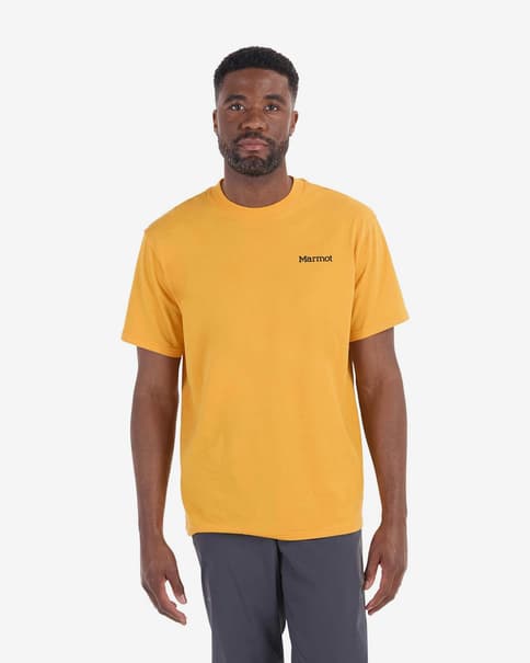 Camiseta Marmot Crayon manga corta naranja